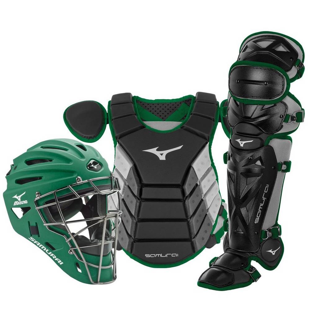 Mens Mizuno Samurai Adult 15" Boxed Baseball Catchers Gear Set Black Philippines (SFMTGB859)